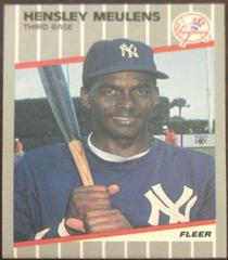 Hensley Meulens Baseball Cards 1989 Fleer Update Prices