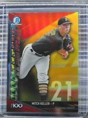 Mitch Keller [Red Refractor] Baseball Cards 2017 Bowman Scouts' Top 100 Prices