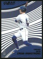 Pete Crow Armstrong [Purple] #7 Baseball Cards 2023 Panini Chronicles Clear Vision Prices