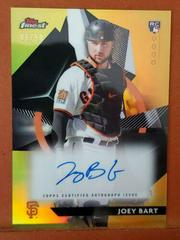 Joey Bart [Gold Refractor] #FRDA-JB Baseball Cards 2021 Topps Finest Rookie Design Variation Autographs Prices