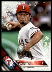 Yu Darvish [Metallic Snowflake] Baseball Cards 2016 Topps Holiday Prices