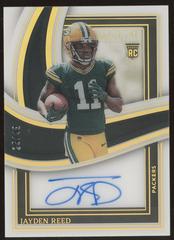 Jayden Reed [Gold] #16 Football Cards 2023 Panini Immaculate Rookie Autograph Prices