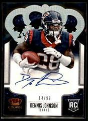 Dennis Johnson [Signature Die Cut Gold] #131 Football Cards 2013 Panini Crown Royale Prices