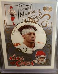 Patrick Mahomes II #KC-1 Football Cards 2021 Panini Illusions King of Cards Prices