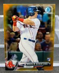 Andrew Benintendi [Rookies Orange Refractor] #23 Baseball Cards 2017 Bowman Chrome Mini Prices