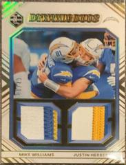 Mike Williams, Justin Herbert [Gold] #DD-LAC Football Cards 2022 Panini Limited Dynamic Duos Prices