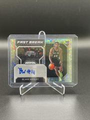 Blake Wesley #FBR-BWS Basketball Cards 2022 Panini Prizm Fast Break Rookie Autographs Prices