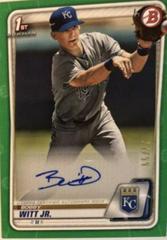 Bobby Witt Jr. [Green] #PA-BWJ Baseball Cards 2020 Bowman Paper Prospect Autographs Prices