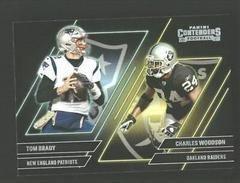 Tom Brady, Charles Woodson [Silver] #CS-BW Football Cards 2022 Panini Contenders Series Prices