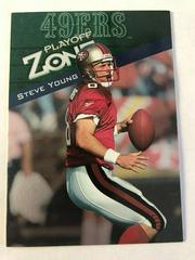 Steve Young Football Cards 1997 Playoff Zone Prices