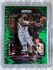 Zion Williamson [Green Pulsar Prizm] Basketball Cards 2021 Panini Prizm Prices