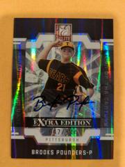 Brooks Pounders [Aspirations Autograph] #19 Baseball Cards 2009 Donruss Elite Extra Edition Prices