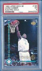 Chris Webber [Electric Gold] #186 Basketball Cards 1993 Upper Deck SE Prices