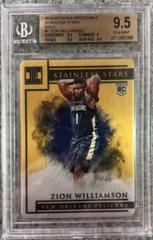 Zion Williamson [Gold] Basketball Cards 2019 Panini Impeccable Stainless Stars Prices
