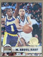 Mahmoud Abdul Rauf #52 Basketball Cards 1993 Hoops Prices