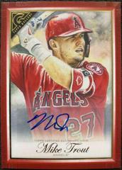 Mike Trout [Autograph] Baseball Cards 2019 Topps Gallery Prices