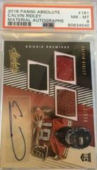 Calvin Ridley [Material Autograph] #161 Football Cards 2018 Panini Absolute Prices