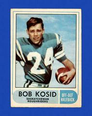 Bob Kosid Football Cards 1968 O Pee Chee CFL Prices