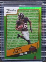 Calvin Ridley [Timeless Tributes Green] Football Cards 2021 Panini Classics Prices