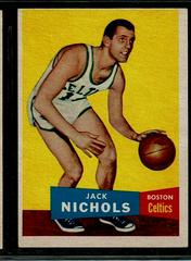 Jack Nichols Basketball Cards 1957 Topps Prices