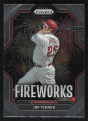 Jim Thome #F18 Baseball Cards 2023 Panini Prizm Fireworks Prices