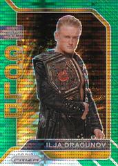 Ilja Dragunov [Green Pulsar Prizm] #17 Wrestling Cards 2022 Panini Prizm WWE Gold Prices