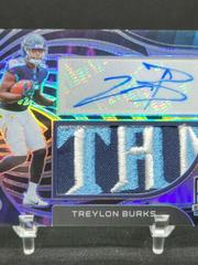 Treylon Burks [Nebula] #RAD-TBU Football Cards 2022 Panini Spectra Radiant Rookie Patch Signatures Prices