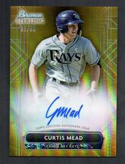 Curtis Mead [Gold] #BSP-75 Baseball Cards 2022 Bowman Sterling Prices