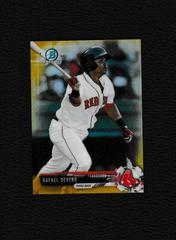 Rafael Devers [Prospects Gold Refractor] #BCP101 Baseball Cards 2017 Bowman Chrome Mini Prices