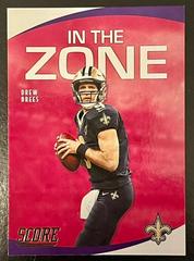Drew Brees [In the Zone] Football Cards 2020 Panini Score in the Zone Prices