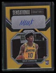 Max Christie [Gold] #SS-MXC Basketball Cards 2022 Panini Prizm Sensational Signatures Prices