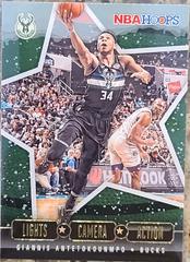 Giannis Antetokounmpo [Winter] #23 Basketball Cards 2020 Panini Hoops Lights Camera Action Prices
