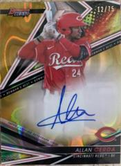 Allan Cerda [Gold Lava] Baseball Cards 2022 Bowman's Best of Autographs Prices