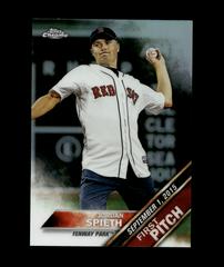 Jordan Spieth [Orange Refractor] Baseball Cards 2016 Topps Chrome First Pitch Prices