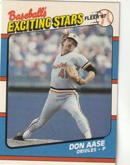Don AAse Baseball Cards 1987 Fleer Exciting Stars Prices