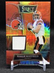 Baker Mayfield [Tie Dye] #SS-BMA Football Cards 2021 Panini Select Swatches Prices