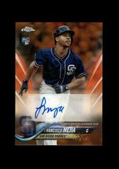 Francisco Mejia [Orange Refractor] Baseball Cards 2018 Topps Chrome Update Autographs Prices