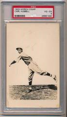 Carl Hubbell Baseball Cards 1933 Worch Cigar Prices
