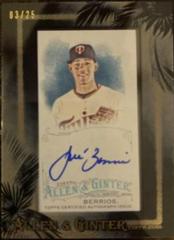 Jose Berrios Baseball Cards 2018 Topps Allen & Ginter Framed Mini Autographs Prices