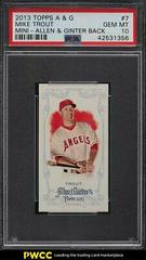 Mike Trout [Mini Allen & Ginter Back] Baseball Cards 2013 Topps Allen & Ginter Prices