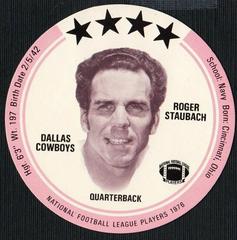 Roger Staubach Football Cards 1976 Saga Discs Prices
