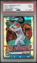 Mike Trout [Holo] Baseball Cards 2021 Panini Donruss Optic Unleashed Prices