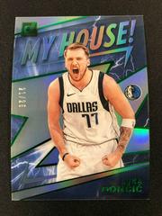 Luka Doncic [Green] Basketball Cards 2019 Panini Clearly Donruss My House Prices