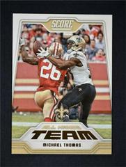Michael Thomas #11 Football Cards 2018 Score All Hands Team Prices