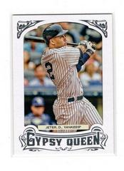 Derek Jeter [White Frame] Baseball Cards 2014 Topps Gypsy Queen Prices