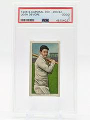 Josh Devore #NNO Baseball Cards 1909 T206 Sweet Caporal 350-460 Factory 42 Prices