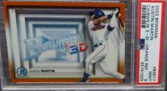 Austin Martin [Orange Refractor] #B3D-17 Baseball Cards 2022 Bowman in 3D Prices