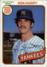 Ron Guidry Baseball Cards 1980 Burger King Pitch, Hit & Run Prices