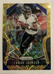 Lamar Jackson [Gold Prizm] Football Cards 2019 Panini Prizm Prices