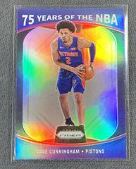 Cade Cunningham Basketball Cards 2021 Panini Donruss Optic 75 Years of the NBA Prices